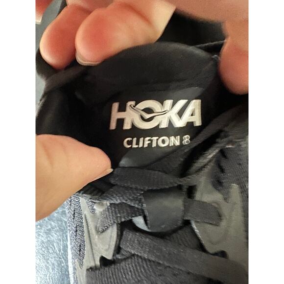 Hoka Clifton 8 Running Shoe Women 8 Walking Comfort Daily Streetwear Neutral - Picture 2 of 12